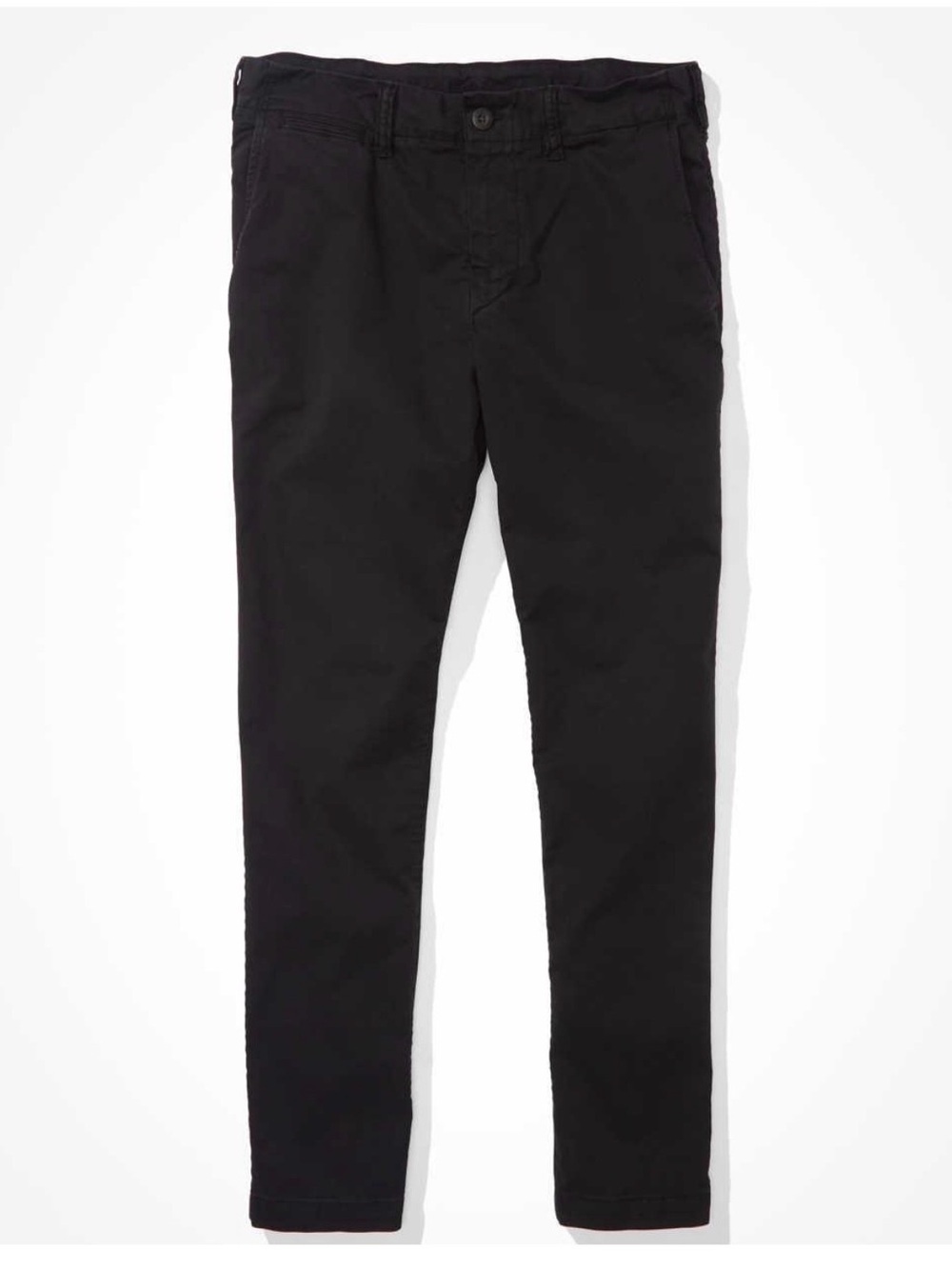 Men's Black Slim Fir Flex AMERICAN EAGLE AE CHINO KHAKIS PANTS 30x32 - Picture 3 of 3